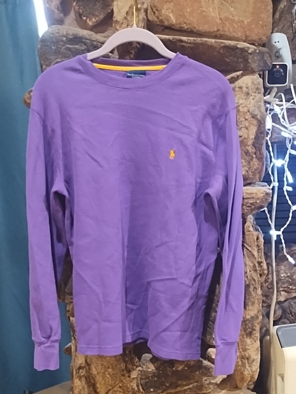 Ralph Lauren Purple Long-Sleeve Tee Sleepwear